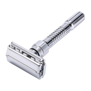 Maquinilla de afeitar de doble filo ajustable, afeitadora de seguridad, cuchillas de afeitar con 5 cuchillas - Product Image 1
