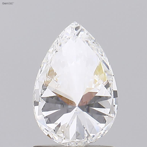 E Color ความชัดเจน VS2,ขนาด1.03Ct ขัดเงา Labgrown เพชรลูกแพร์รูปร่าง HPHT-CVD เครื่องประดับเพชรเพชรหลวม - Product Image 2