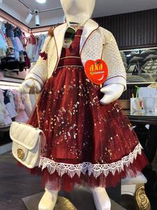 Vestido de Princesa Formal de Alta Calidad para Bebé 2020, Vestido Largo con Lazo Floral y Mangas Largas, Vestidos Blancos para Niña al por Mayor con Precio - Product Image 4