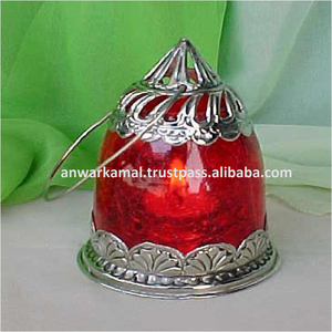 Candelabro colgante de latón y cristal para interiores y exteriores, decoración para el hogar, mesa de boda, portavelas para jardín - Product Image 4