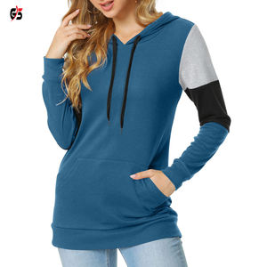 Sudaderas con capucha para mujer Último estilo de moda 2025 100% Jersey polar de algodón Impresión de logotipo personalizado Mangas completas Venta al por mayor Barato - Product Image 2