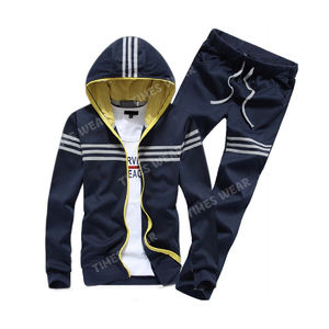 Chándal deportivo de poliéster de alta calidad para hombre con logotipo personalizado, nuevo conjunto para correr, chándal de invierno transpirable - Product Image 4