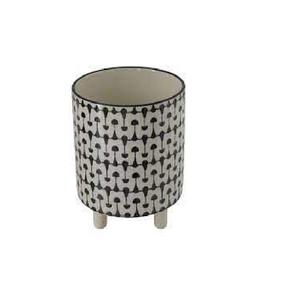 Pots et jardinière décoratifs artisanaux modernes en émail et en or pour plantes en métal faites maison pour les fournisseurs de gros - Product Image 1