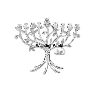 Portavelas de diseño hecho a mano de calidad premium Menorah de metal de diseño clásico elegante de lujo nuevo soporte de vela de lujo - Product Image 2