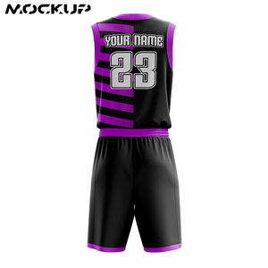 Conjunto de Uniforme de Baloncesto Sublimado con Logotipo Personalizado, Transpirable, para Hombres, Jóvenes, Unisex, Adultos, Tallas Grandes - Product Image 3
