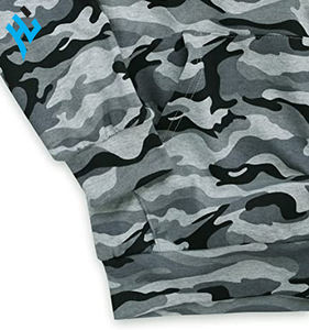 Sudadera con capucha de manga larga para hombre, de alta calidad, informal, 100% algodón, forro polar, deportiva, de camuflaje, nueva moda - Product Image 5