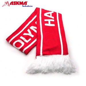 Bufanda de punto larga estilo invierno logotipo personalizado para fanáticos del fútbol - Product Image 5