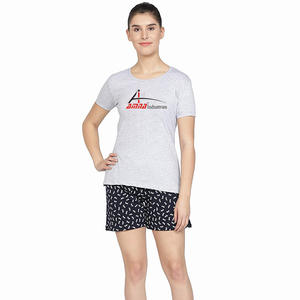 Fray Color Plain <b>T</b>-<b>Shirt</b> with Stylish <b>Shorts</b> <b>Sets</b> Fancy Plus Size Summer <b>Sets</b> - Product Image 1