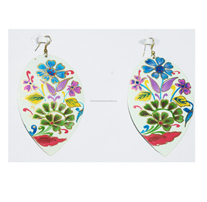 2025 ciudad de Nueva York básico pequeño logotipo ovalado turquesa redondo aro pendientes oro metal hueco redondo verde cobre turquesa mujeres - Product Image 2