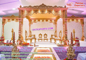 Mandap de boda de bollwood, conjunto de Mandap de boda de bollwood con perla blanca de Fiyi, Alemania - Product Image 2