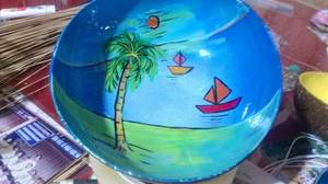 ถ้วยชามชามอาหารเคลือบสีมะพร้าวเป็นมิตรต่อสิ่งแวดล้อมสำหรับตกแต่งบ้าน - Product Image 5