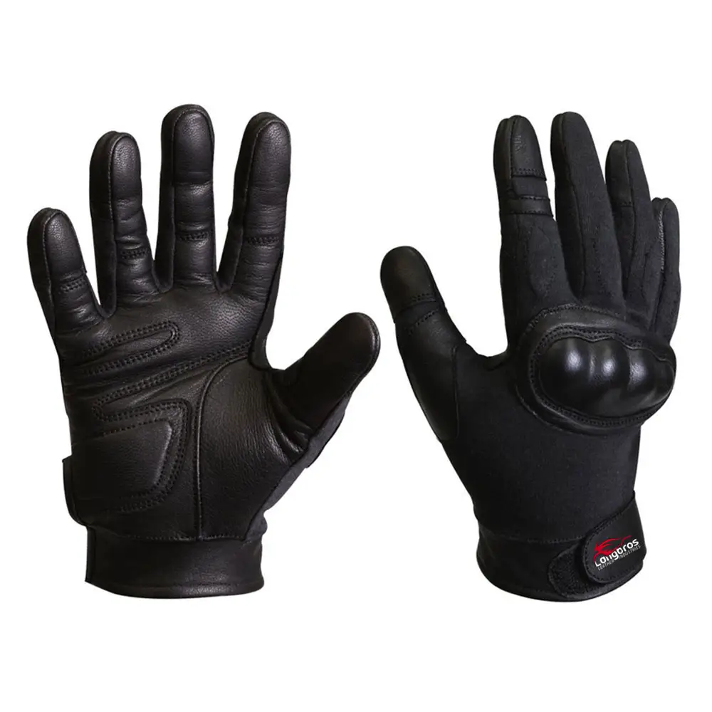 Wholesale Motorcycle Racing Cycling Gloves With Touch Screen Off-Road Breathable Leather Motocross Gloves