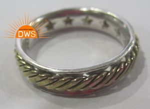 Fine Sterling Silver Spinner Statement Band Ring Silver Jewelry for Women Gift for Her - Product Image 4