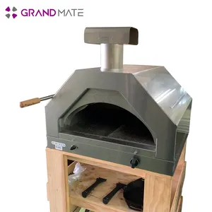 Horno de pizza de válvula rápida, horno de gas doméstico para hornear