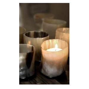 Corne de vache bougeoir décoratif décor de table cadeau pour papa bureau accessoire cadeau pour papa maison conception - Product Image 4