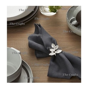 Anillos para Servilletas de Aluminio para Bodas, Hogar y Hoteles, Calidad Premium, Tamaño Personalizado, Diseño Clásico y Elegante - Product Image 5