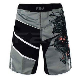 High Stretch Martial Arts <b>Grappling</b> Kickboxing Jiu Jitsu BJJ Fight Muay Thai Custom Sublimation MMA <b>Short</b> Boxing <b>Shorts</b> Micro - Product Image 1