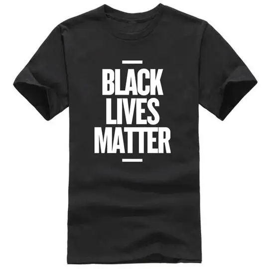Custom t shirt printing black lives matter 100% cotton t shirts men summer