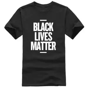 Aangepaste T-shirt Printen Zwart Leven Kwestie 100% Katoen T Shirts Mannen Zomer