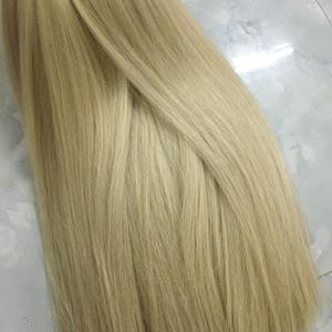 Tissage naturel vierge lisse et soyeux personnalisé, cheveux humains de qualité supérieure, blond, blanc, livraison rapide, lot de 50 pièces - Product Image 3