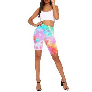 New Arrival Women Summer Wear Premium Quality Cheap Tie Dye Shorts - Product Image 2