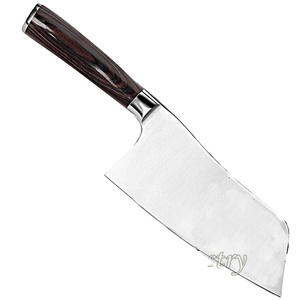 Chopper Cleaver <b>Knife</b> German Steel Knifes Daily <b>Kitchen</b> Cut Usage Durable <b>Kitchen</b> (smk-2023) - Product Image 1