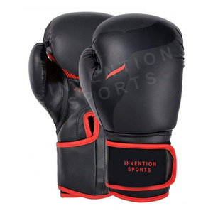 Gants de boxe en cuir de haute qualité Gants d'entraînement en gros fabriqués au Pakistan pour les arts martiaux - Product Image 1