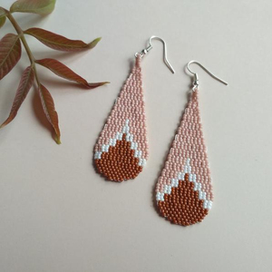 Pendientes de lágrima hechos a mano Happiness - Product Image 1