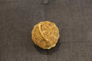 Handwoven Rattan <b>Mushroom</b>, Christmas Ornaments for Christmas <b>Decor</b> - Product Image 6