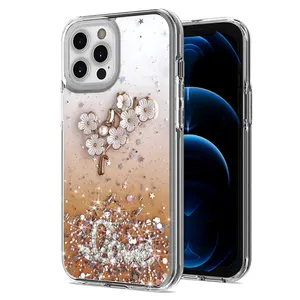 Mobile phone back cover shockproof anti scratch protective cases with epoxy design for Samsung A03S