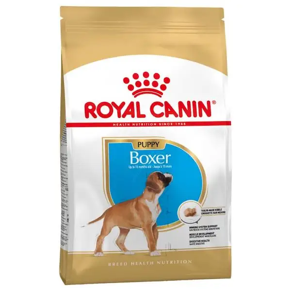 Boxer pour chiens, disponible en stock, Royal Canin, nourriture pour chiens et chiots pour adultes, aliments pour animaux domestiques, très bon pour tout le temps