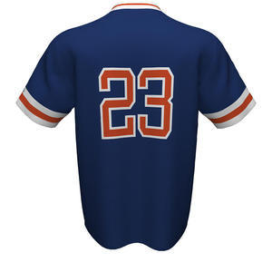 Maillot de baseball personnalisé brodé style chemise, vente en gros, maillot de baseball col en V pour homme, pull-over avec vos logos - Product Image 6
