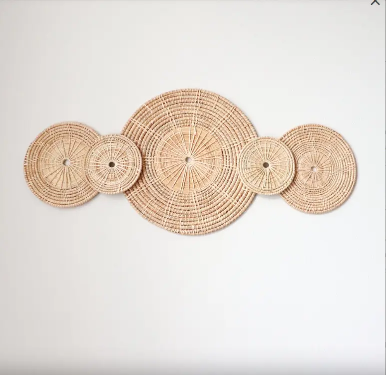 Роскошные Настенные подвески из ротанга, Создайте свою собственную естественную художественную галерею
