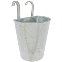 Planteur métallique en forme de seau, en fer, avec support, fabricant et leader, nouveau Design, décoration de jardin, jardinière
