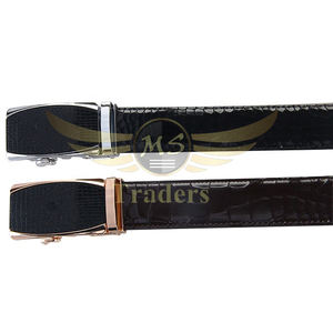 Nouvelle arrivée femmes produit de qualité supérieure femmes ceinture en cuir motif Crocodile vente en gros boucle automatique femmes ceinture en cuir véritable - Product Image 6