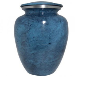 High Quality Metal Handicrafts Funeral Urns for Cremation Ashes Urns With Pewter Finished Ring - Product Image 1