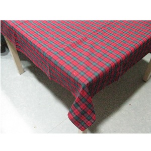 Nappe de Table bleu certifié à carreaux 100% coton biologique, confortable, nouveau Style - Product Image 5
