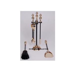 <b>Fireplace</b> <b>Tools</b> Set with Holder - Product Image 1