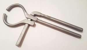 Probador de Cascos de Caballo Ajustable de Acero Inoxidable con Tamaño Personalizado, Instrumento Veterinario - Product Image 2