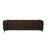 Canapé d'angle modulable en cuir véritable, trois places, style moderne minimaliste, luxe océan bleu, extensible, pour villa, respectueux de l'environnement