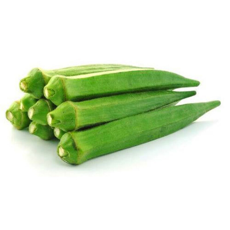 Органические свежие родные продукты, свежие овощи Okra, свежий Дамский палец