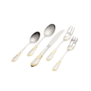 Juegos de cubiertos de lujo con logotipo personalizado, vajilla para restaurantes, cubiertos, vajilla, cuchara, tenedor, cuchillo - Product Image 1