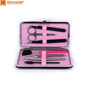 Pince à cils portable personnalisée Ciseaux à pointe carrée Boîte de marque privée magnétique en acier inoxydable durable avec personnalisation - Product Image 5