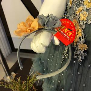 ชุดเดรสผ้าซาตินลายดอกไม้เด็กผู้หญิง, ชุดเดรสคอกลมประดับด้วยลูกปัดผ้าตาข่ายลายนางฟ้าสำหรับงานเลี้ยงวันเกิดของเด็กๆดอกไม้ฤดูใบไม้ผลิฤดูร้อน - Product Image 4