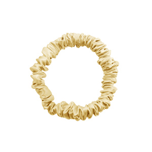 Scrunchie de seda pura de alta calidad, tela de seda 100% en rosa, 1cm - Product Image 3