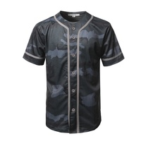 Camiseta Deportiva PIHA SPORTS para Hombre, Diseño Personalizado con Estampado por Sublimación, Rayas de Béisbol, Abertura Lateral, Poliéster/Algodón, con Botones