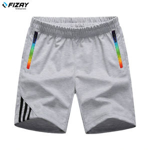 FIZAY กางเกงกีฬาสำหรับผู้ชาย,กางเกงขาสั้นถักโพลีเอสเตอร์สำหรับใส่ออกกำลังกายในฤดูร้อน - Product Image 2