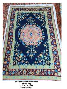 Tapis faits à la main en laine du Cachemire de haute qualité tapis multicolore classique pour la maison et la prière utiliser la chambre des enfants - Product Image 2