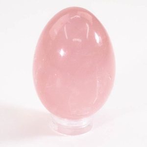 Polished Rose Quartz Oval Stones Natural <b>Pink</b> Crystal Decorations for Love Theme Valentine's Day Gift - Product Image 2
