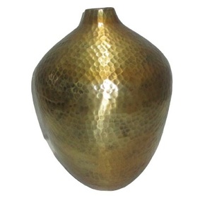 Florero decorativo de Metal y aluminio para el hogar, florero de Metal con diseño moderno de flores de Año Nuevo - Product Image 1